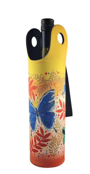Local Bloke Wine Bottle Holder - Butterfly