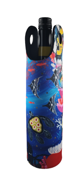 Local Bloke Wine Bottle Holder - Under The Sea