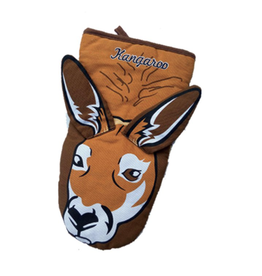 I Heart Aus Oven Glove - Kangaroo