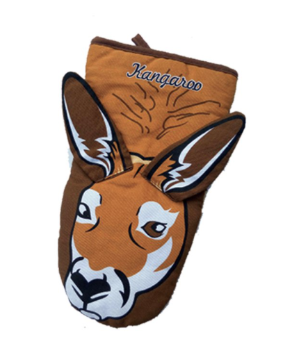 I Heart Aus Oven Glove - Kangaroo