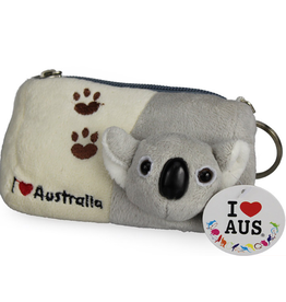 I Heart Aus Plush Coin Purse - Koala