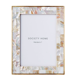 Society Home Photo Frame - Mother of Pearl
