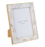 Society Home Photo Frame - Mother of Pearl