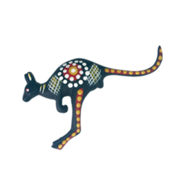 I Heart Aus Fridge Magnet - Dot Kangaroo