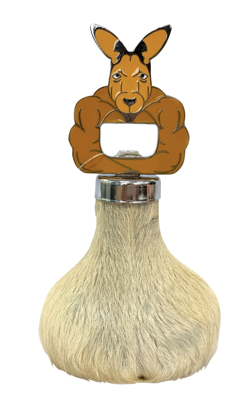 I Heart Aus Kangaroo Scrotum - Muscle Bottle Opener