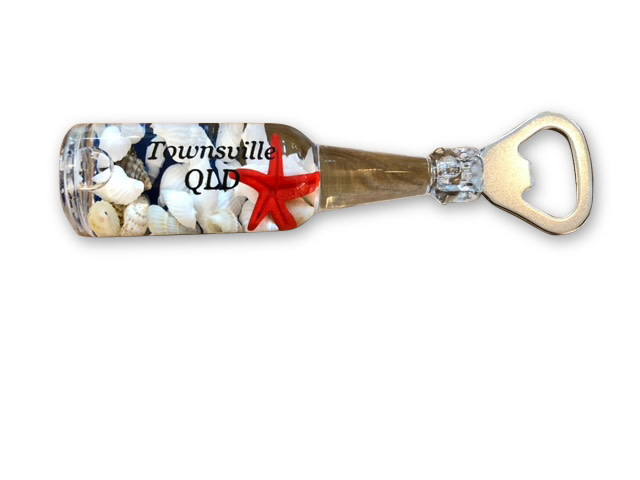 Local Bloke Shell Bottle Opener Magnet - Townsville