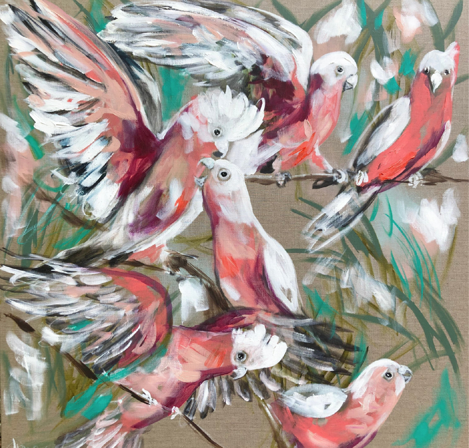 Phillip Bay Trading Coaster - Gorgeous Galahs
