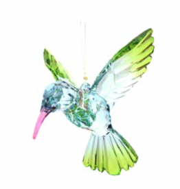 Hanging Acrylic Hummingbird  - Blue/Green