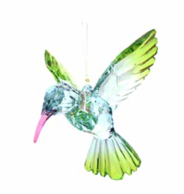 Hanging Acrylic Hummingbird Sun Catcher (Small) - Blue/Green