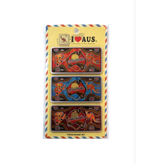 I Heart Aus Fridge Magnet - Car Plate Set Of 3