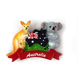 I Heart Aus Fridge Magnet - Koala and Kangaroo Map