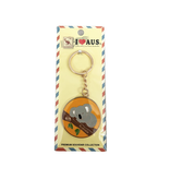 I Heart Aus Key Ring - Sleeping Koala