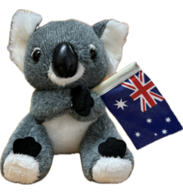 I Heart Aus Plush Koala- Aussie Flag