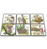 I Love Aus Boxed Coasters - Australian Animals