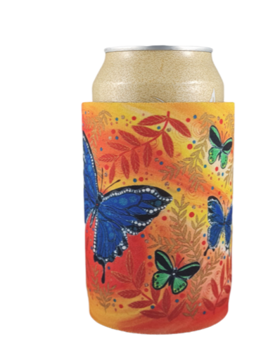 Local Bloke Stubby Cooler - Butterfly Dreaming