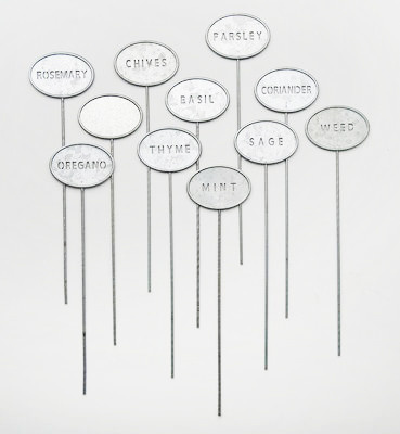 Pot Accessories Herb Labels