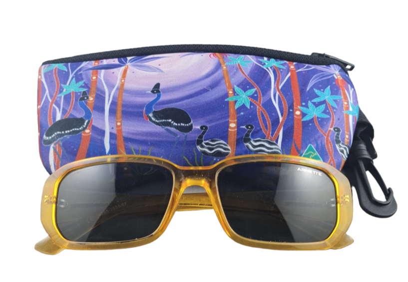 Local Bloke Soft Sunglasses Case - Healing Country