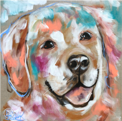 Phillip Bay Trading Coaster - Golden Lab