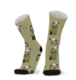 Red Fox Sox Bin Chicken Socks - Made From Bamboo