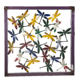 Think Outside Framed Dragonfly Wall Panel