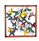 Think Outside Framed Butterfly Wall Panel