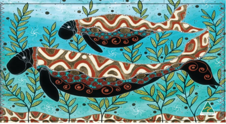 Local Bloke Stubby Cooler - Dugong