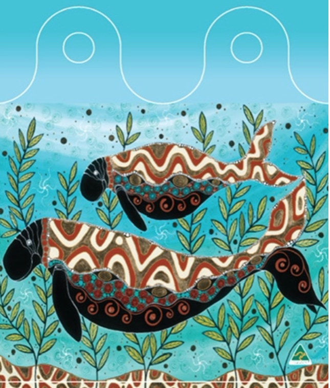 Local Bloke Wine Bottle Holder - Dugong