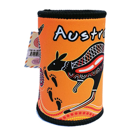 Banksia Glen Stubby Cooler - Orange Kangaroo