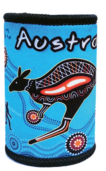 Banksia Glen Stubby Cooler - Blue Kangaroo