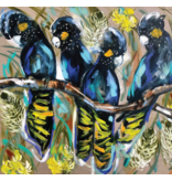 Phillip Bay Trading Coaster- Yellow Tailed Black Cockatoo