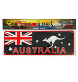 I Heart Aus Car Plate - Aussie Flag