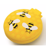 ISAlbi Compact Hairbrush & Mirror -  Bees