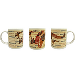 I Heart Aus Australia Mug - Indigenous Kangaroo
