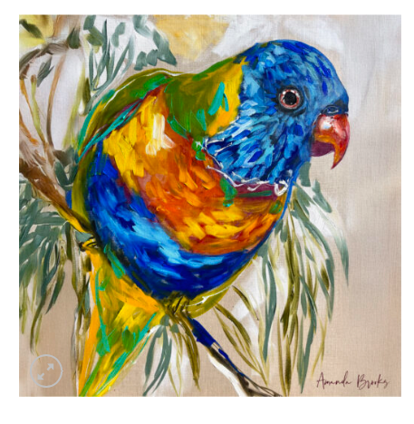 Phillip Bay Trading Coaster - Single Lorikeet