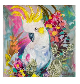 Phillip Bay Trading Coaster - Single White Cockatoo