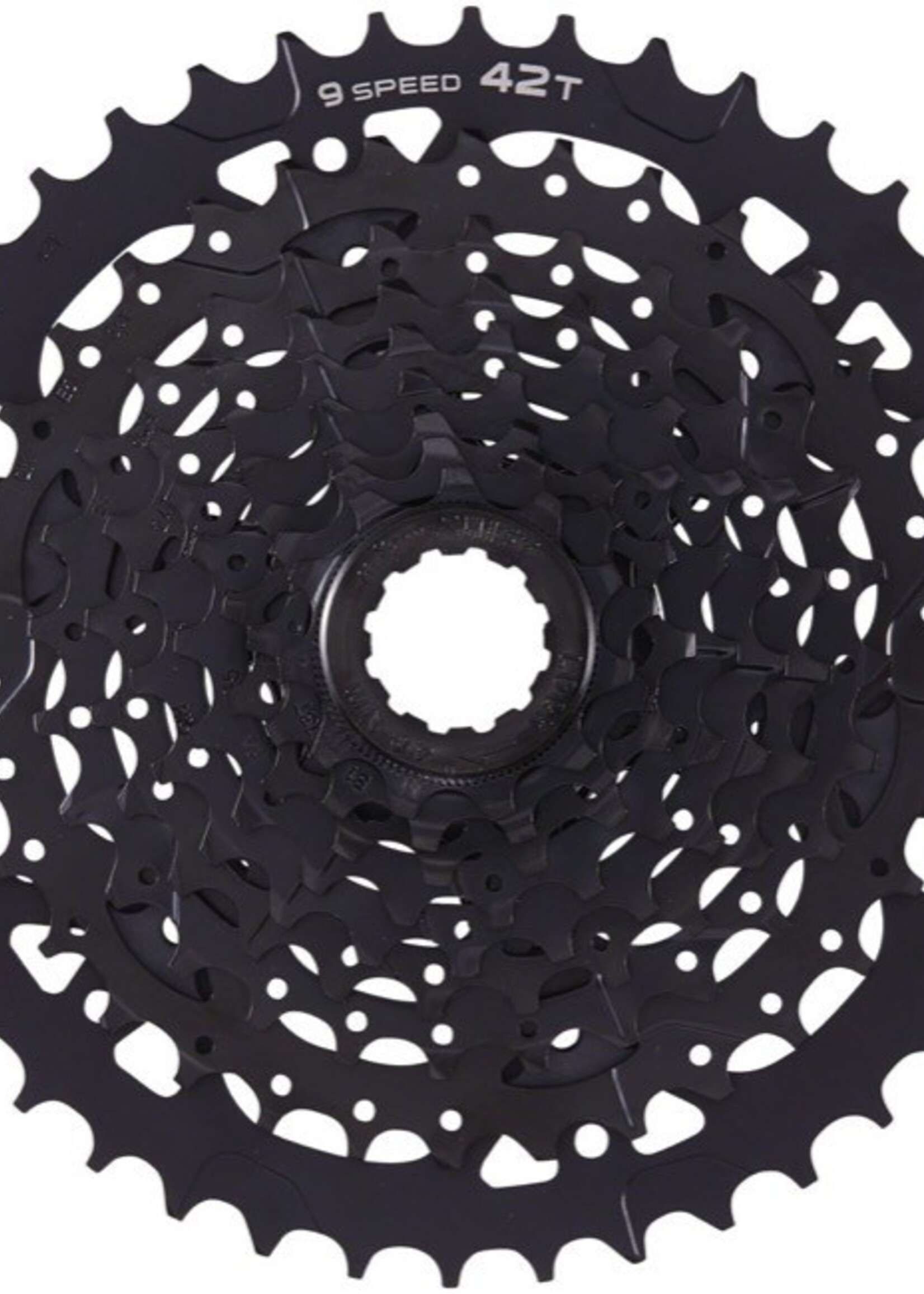 microSHIFT ADVENT H09 Cassette - 9 Speed, 11-42T, Alloy Large Cog, Black