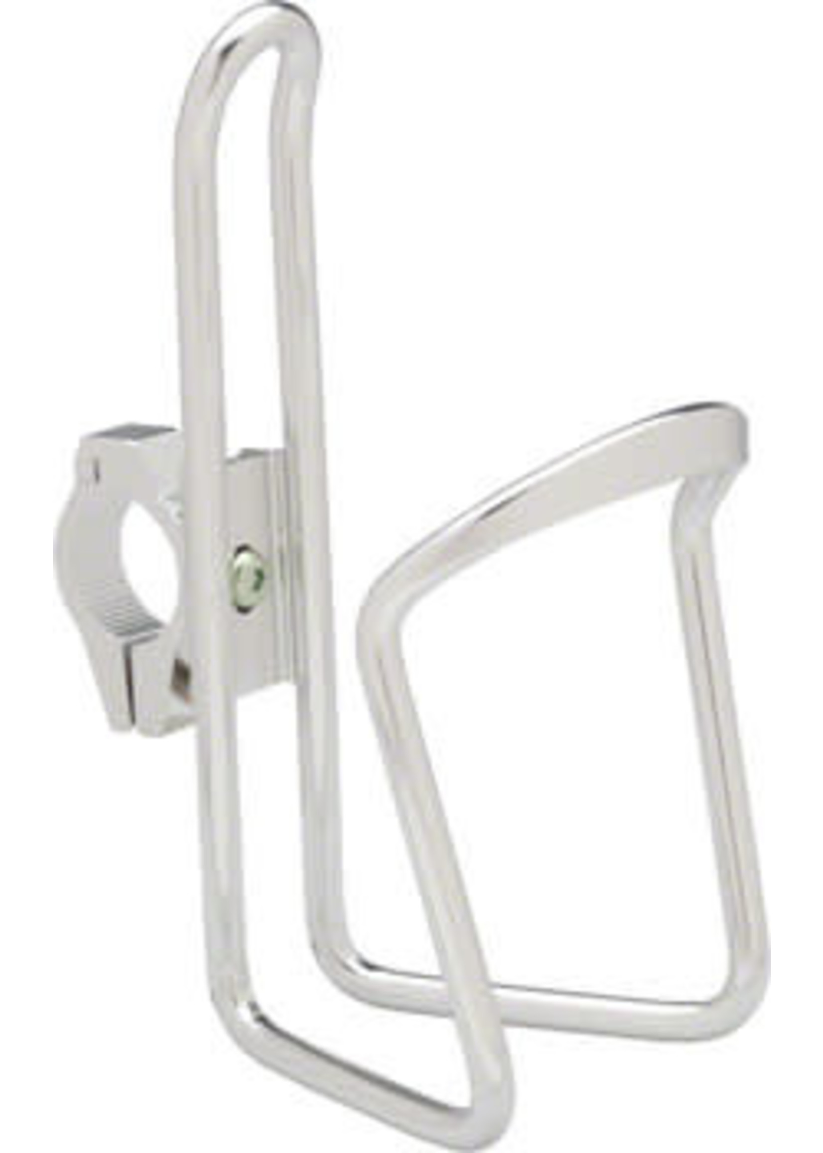 Dimension Water Bottle Cage with adjustable HB clamp: Silver