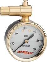 Meiser Accu-Gage Presta  Valve Dial Gauge 60psi