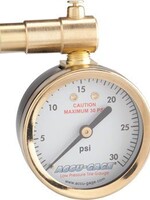 Meiser Accu-Gage Presta Valve Dial Gauge - 30psi