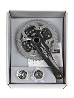 Shimano Shimano Deore M590 9-Speed 175mm 22/32/44t Crankset, Black, with Bottom Bracket