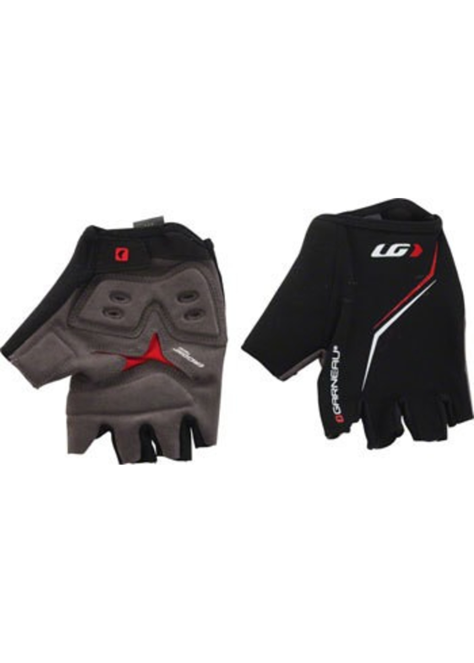 Louis Garneau Louis Garneau Blast Men's Glove: Black/Red 2XL