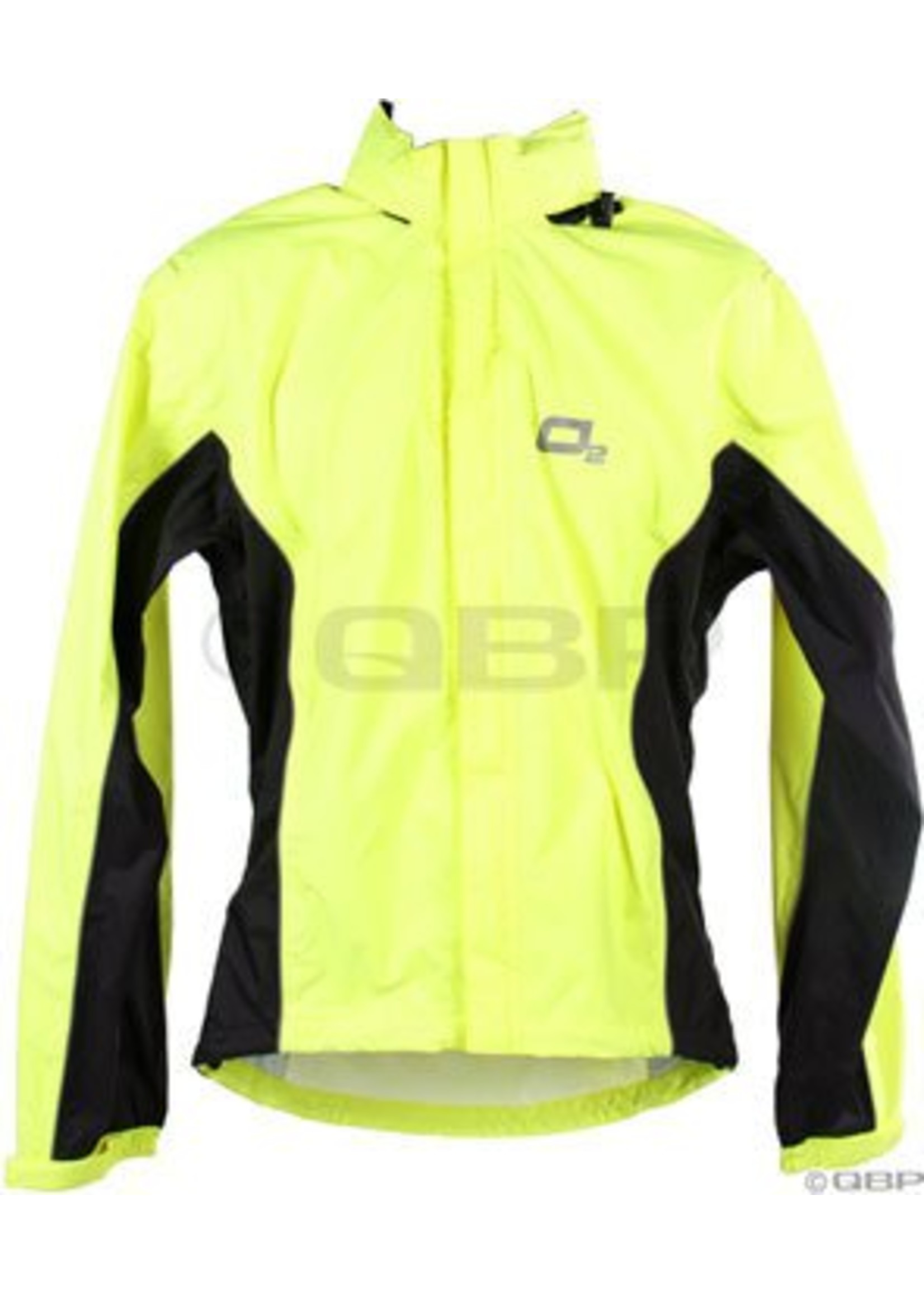 O2 Primary Rain Jacket with Hood: Hi-Vis Yellow~ LG