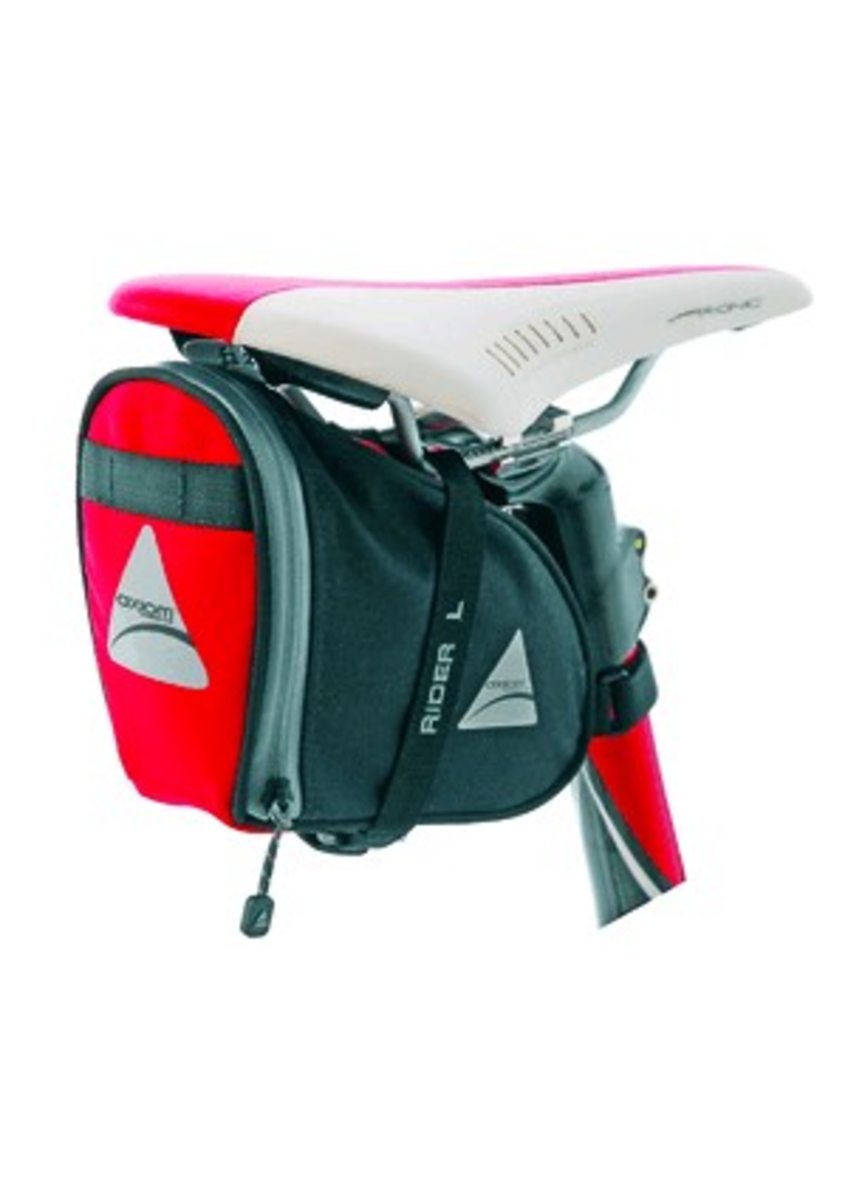 Axiom Axiom Seat Bags Rider Deluxe Red/Black LG