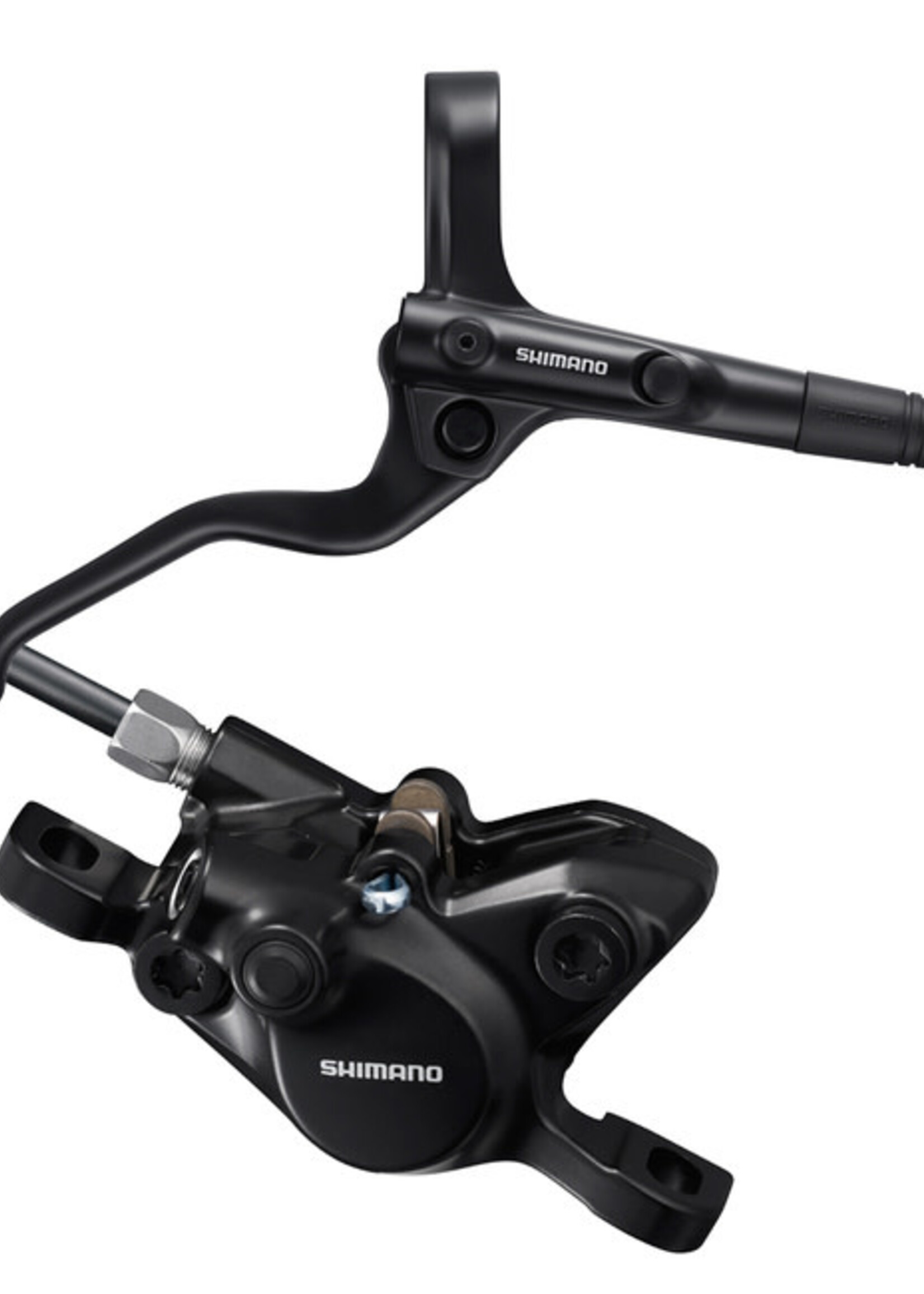 Shimano Shimano BR-MT200 Disc Brake and BL-MT201 Lever - Front, Hydraulic, 2-Piston, Post Mount, Black
