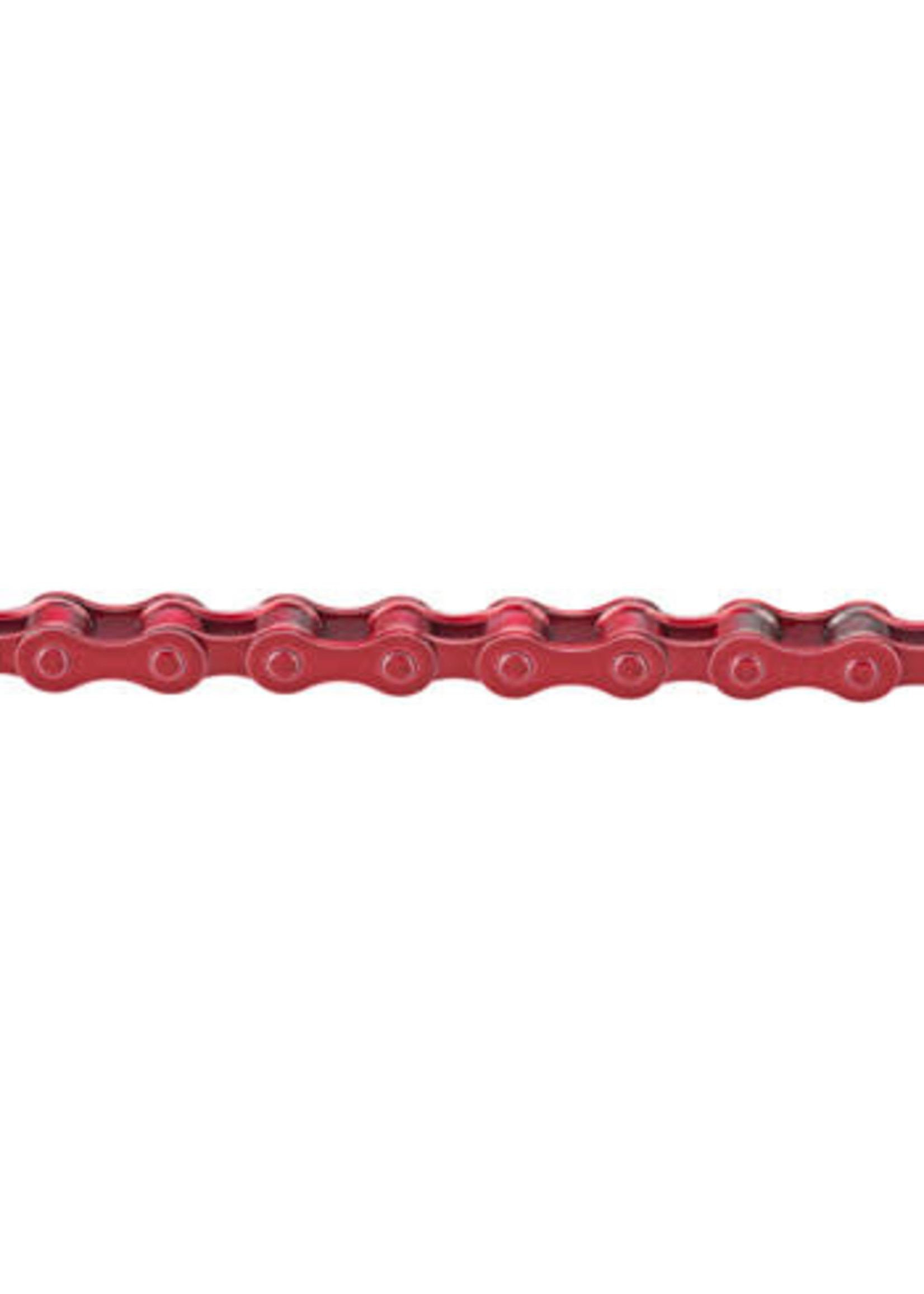 KMC S1 Chain - Single Speed 1/2" x 1/8", 112 Links, Red