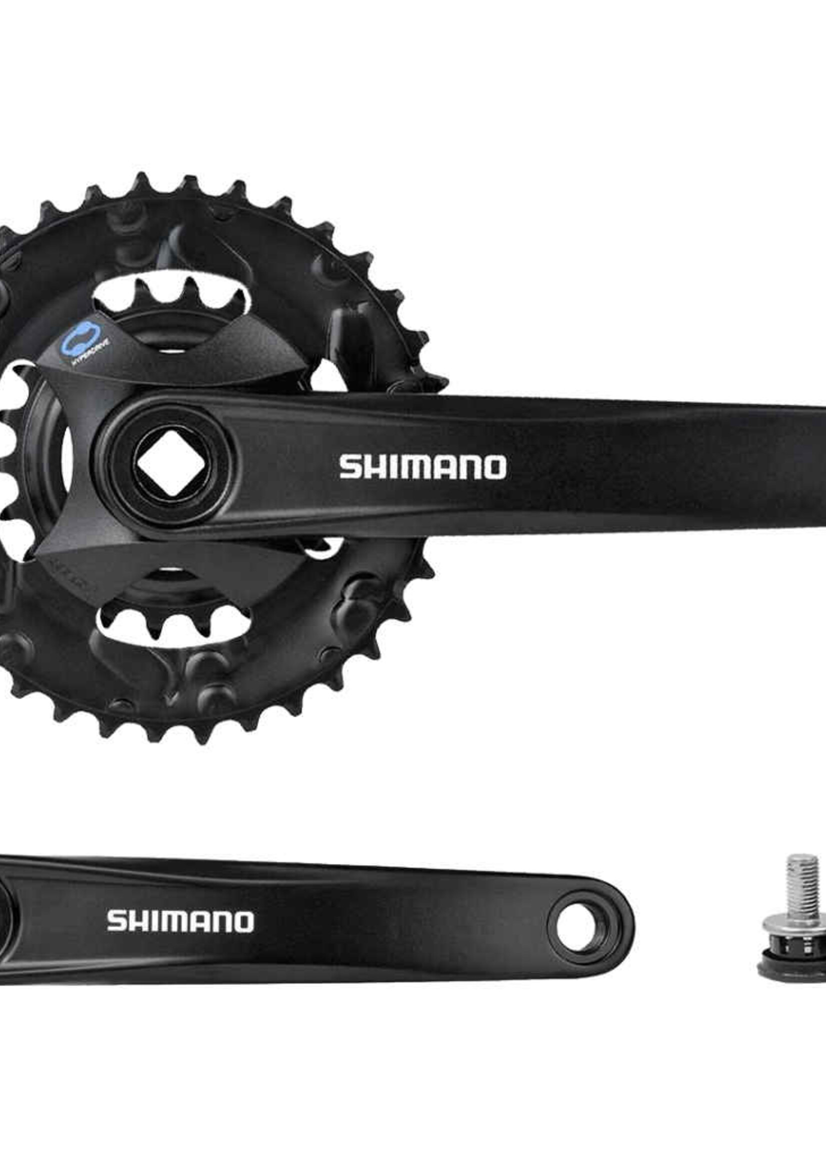 Shimano Shimano Altus M315-2 Crankset, Black 175mm, 22x36t