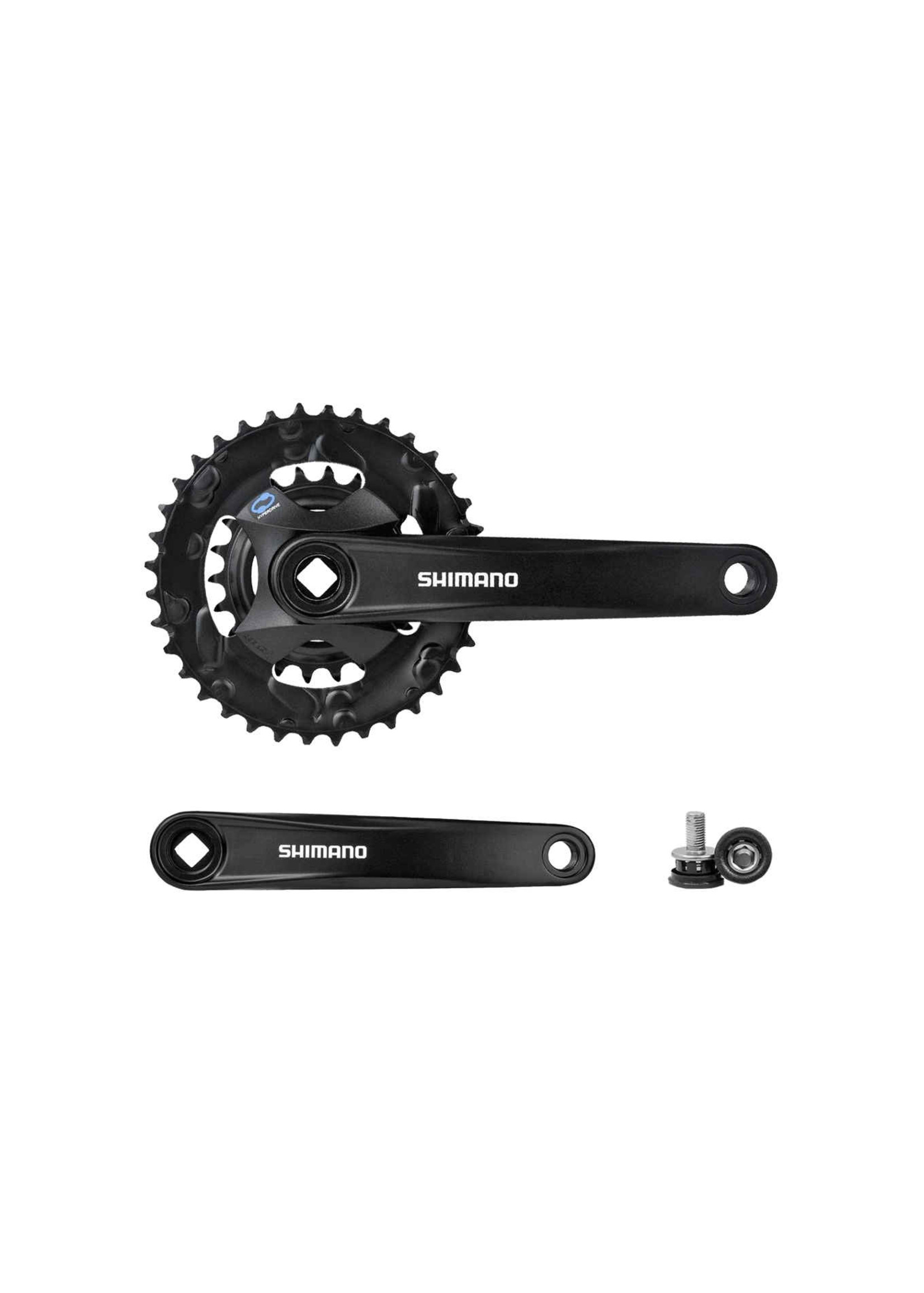 Shimano Shimano Altus M315-2 Crankset, Black 175mm, 22x36t