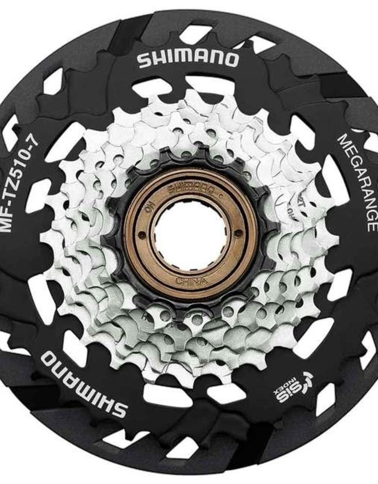 Shimano Shimano Multiple Freewheel Sprocket Mf Tz510 14 34t 7 Speed 14 16 18 22 24 34t W Spoke Protector Vermont Bicycle Shop