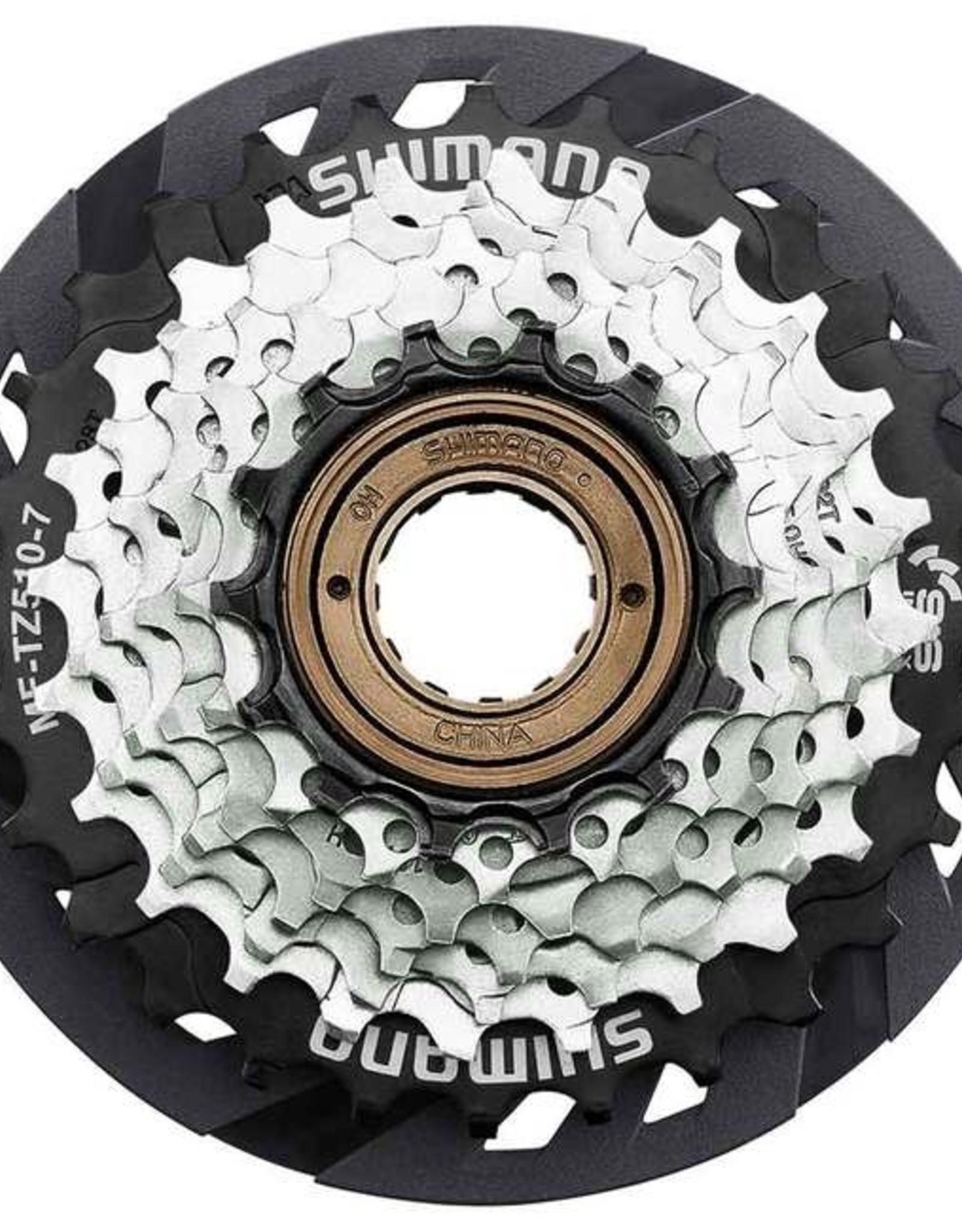 Shimano Shimano Multiple Freewheel Sprocket Mf Tz510 14 28t 7 Speed 14 16 18 22 24 28t W Spoke Protector Vermont Bicycle Shop
