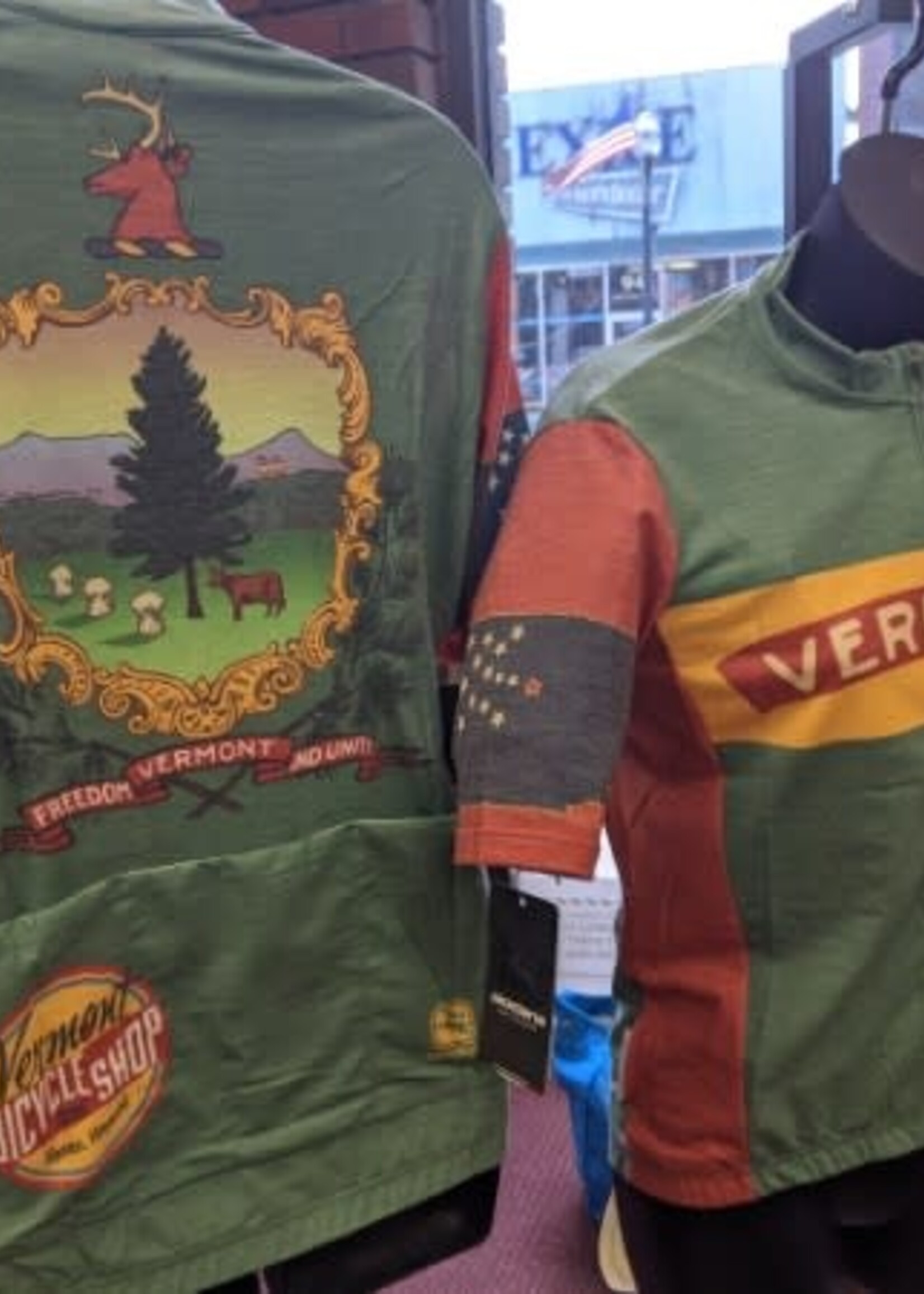 Vermont Bicycle Shop Vermont Bicycle Shop State Seal Wool Jersey